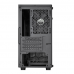 SilverStone PS15B-G Precision mATX Black Mini Tower Case with Black Tempered Glass